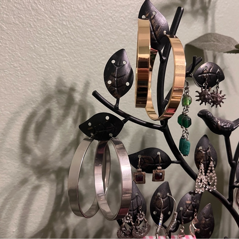 vintage Forever 21 hoops set